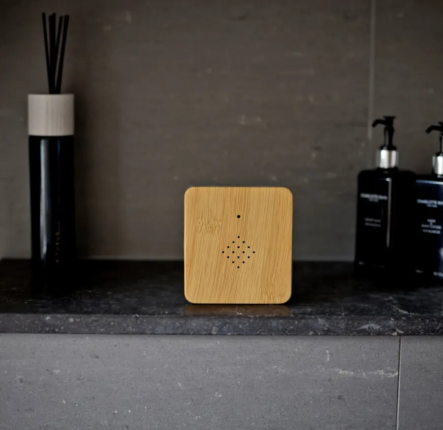 Vogelgeluidbox bamboe