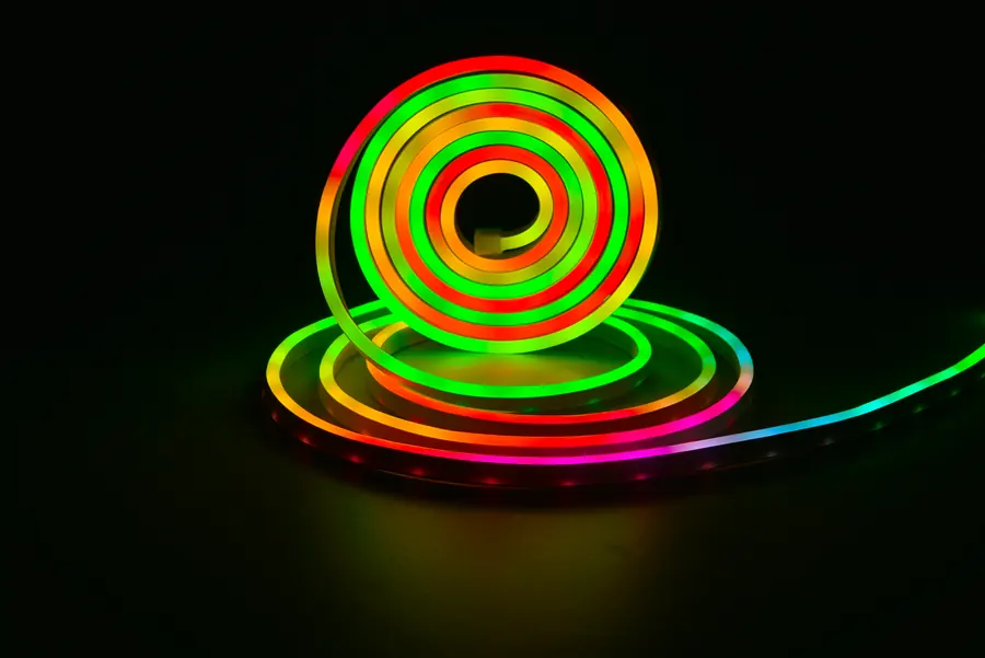 Flexibele neon RGB LED-strip, 3 meter